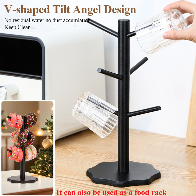 Mug Tree, Matte Black