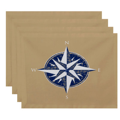 Hancock Polyester Geometric Rectangle Placemat