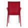 Mace Stackable Plastic Dining Armchair with Weave Design