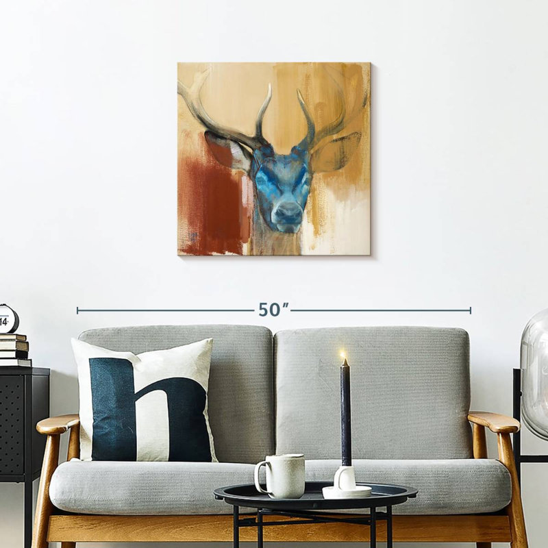 Jeune cerf Brampt Mask, H 24 po x l 24 po