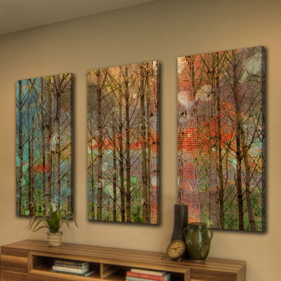 " Through The Trees " by Marmont Hill 3 - Pieces