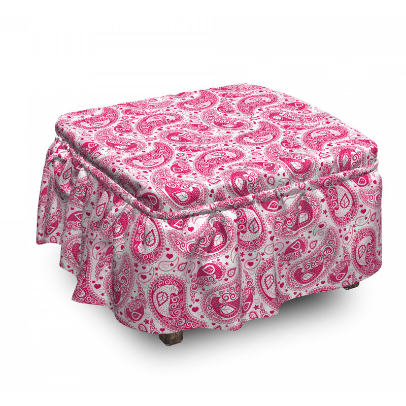 Housse pour repose-pieds motif oriental boho