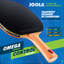 Raquette de tennis de table JOOLA Omega Control avec poignée évasée - Raquette de tennis de table de niveau tournoi