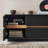 Simple Black TV Cabinet