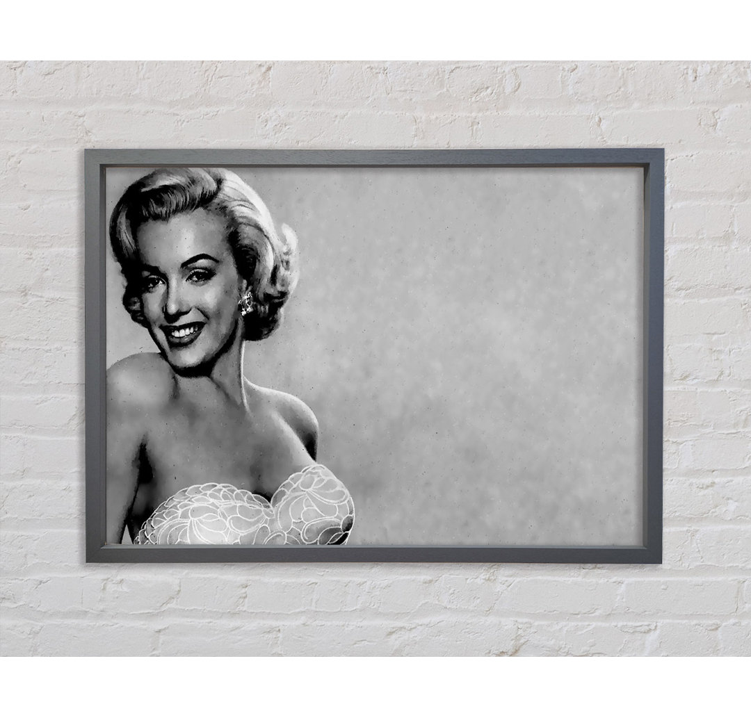 Marilyn Monroe 3 - Einzelne Bilderrahmen Kunstdrucke auf Leinwand