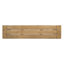 Outdoor Bench With Slat Panel Design And Acacia Wood Frame, Natural And Grey