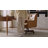 Meroy Transitional Simple Assemble 360° Swivel Tilting Office Chair with Solid Wood Legs-1455413676
