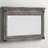 Lacroix Forge 46" Wide Chesser Mirror, Brushed Steel