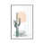 White Floater Framed