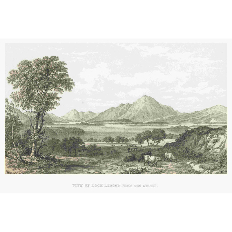 Vue du Loch Lomond, H 24 po x l 36 po