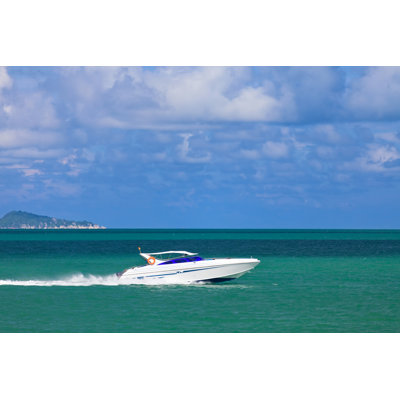 Speed Boat by Aragami123345 - Wrapped Canvas Print