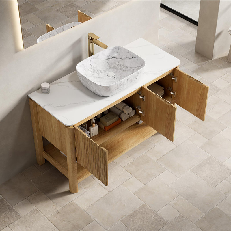 Meuble-lavabo autoportant avec lavabo, 48"