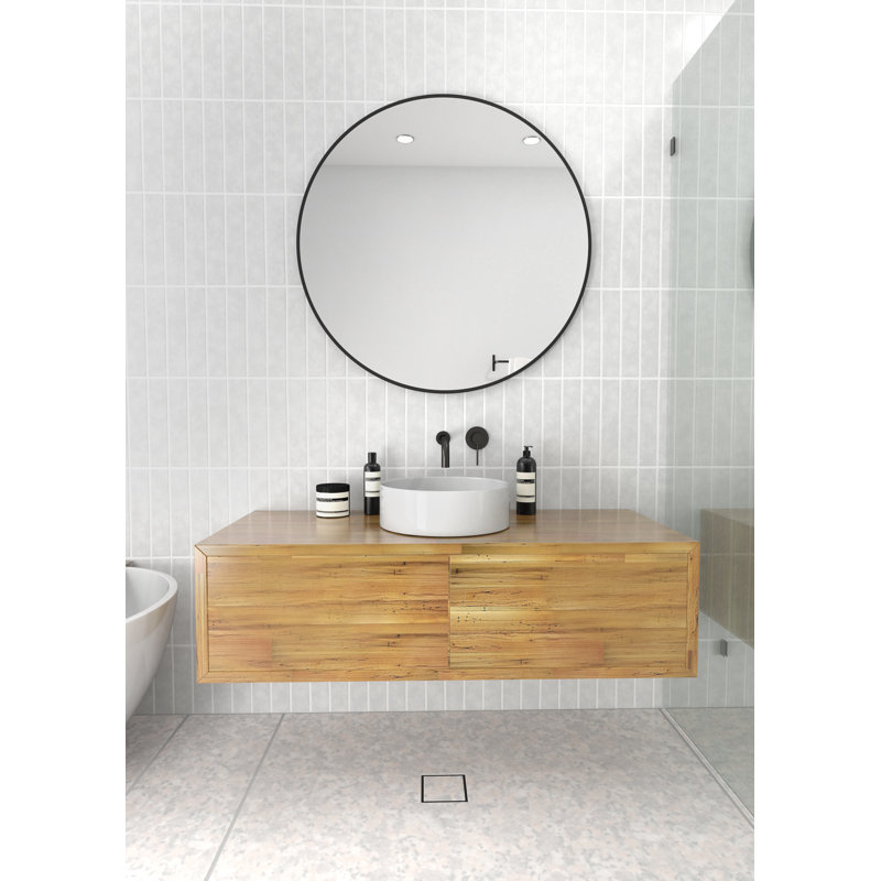 Modern & Contemporary Bathroom/Vanity Mirror, Black