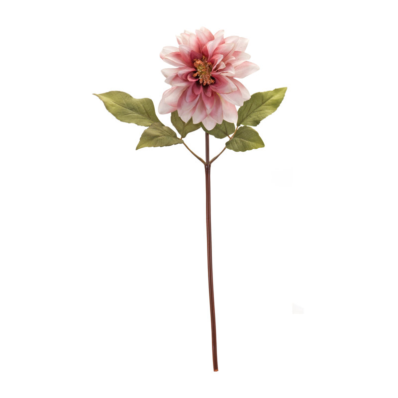 Tige de fleur de dahlia rosé (ensemble de 6)