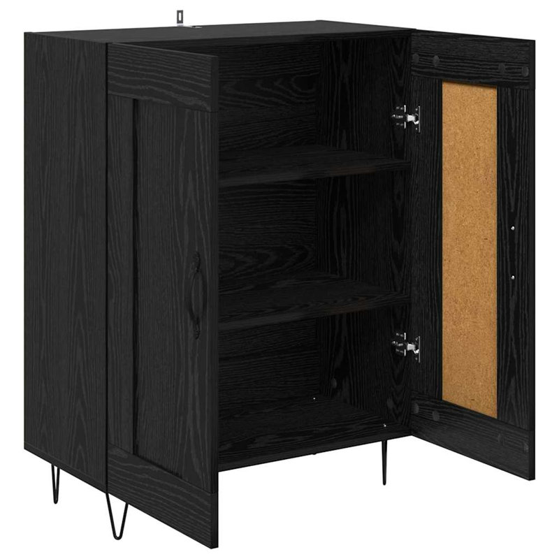 69.5cm Sideboard, Black Oak