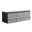 Meuble-lavabo flottant mural Abdiel