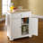 Hedon Solid Wood Top Kitchen Cart-600761113