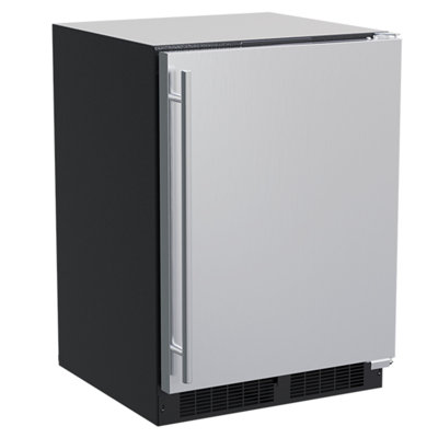 Marvel 24"W. Classic Built-In Refrigerator Freezer with Crescent Ice Maker - Stainless Steel
