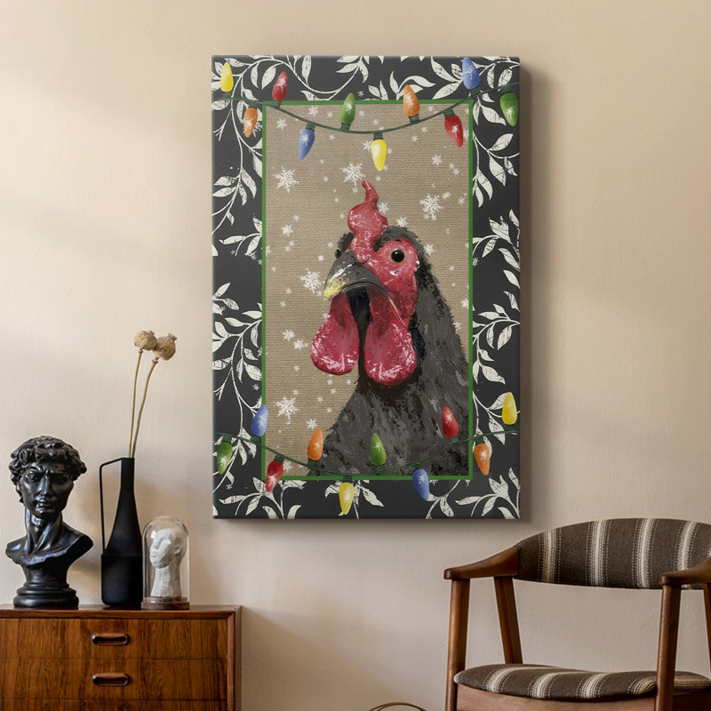 County Christmas Farm IV - Galerie Cavas sur mesure, H 18 po x l 12 po