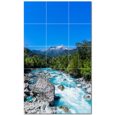 Panneau décoratif en céramique satinée 6 po x 6 po