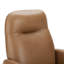 Fauteuil inclinable et pivotant en cuir véritable Danva-101479846