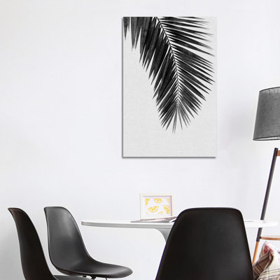 Palm Leaf I B&W by Orara Studio - Wrapped Canvas Gallery-Wrapped Canvas Giclée