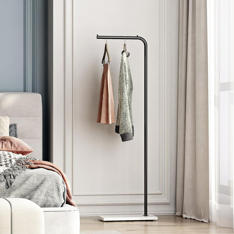 Steel Freestanding Coat Rack, Black