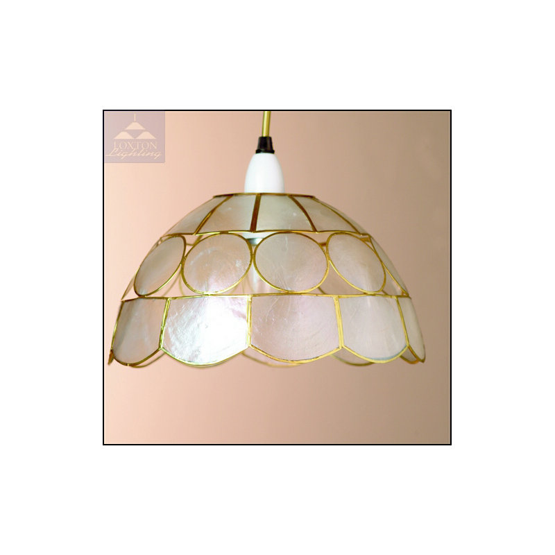 12cm H Bowl Pendant Shade ( Screw On ), Gold