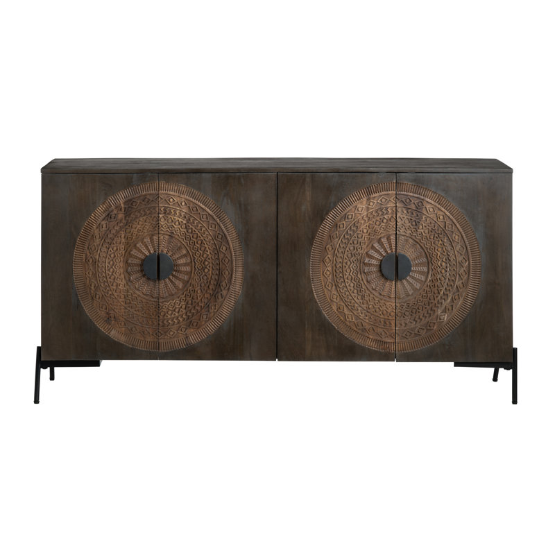 Forbis 4 Door Media Credenza_Sideboard