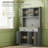71" Tall Pantry Cabinet Freestanding Kitchen Cabinet