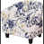 Polyester blanc / bleu marine