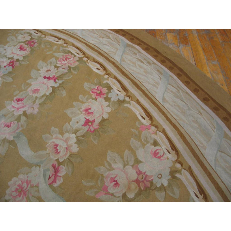One-of-a-Kind 13'0" x 18'4" Oval Flatweave Area Rug