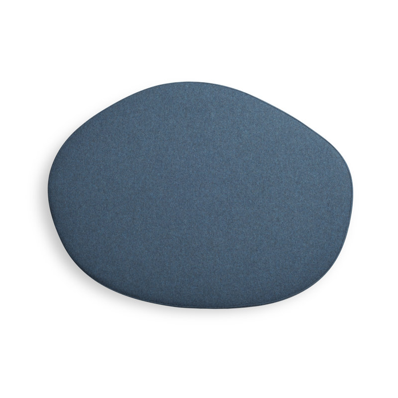 Swole Oval Ottoman, Vesper Marine Blue