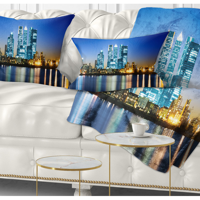 Coussin lombaire wharf cityscape photo de londres