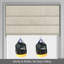 Abat-jour romain sans outils obscurcissant sans outils facile à installer - beige-44107129-45303619