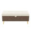 Banc de rangement avec repose-pieds Modern Modern-346240614