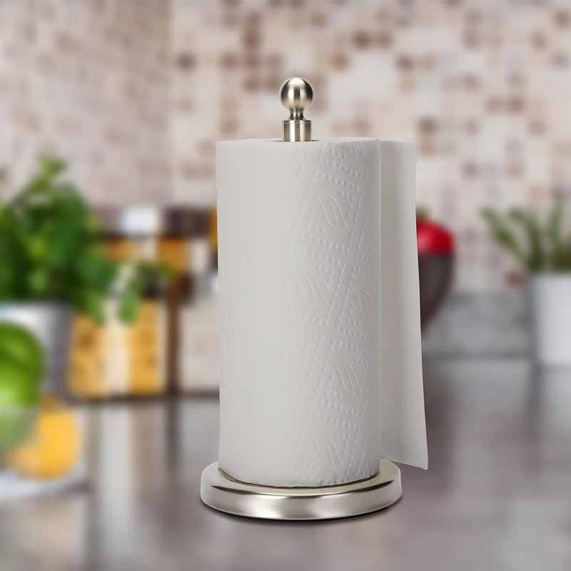 Porte-serviette en acier inoxydable, Argent