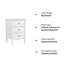 Amalan 40cm W Manufactured Wood Bedside Table