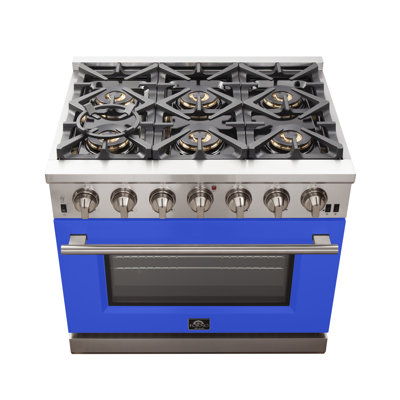 Capriasca 36" 5.32 cu. ft. Freestanding Gas Convection Oven
