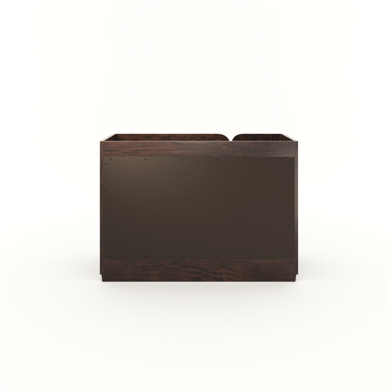Continental Contemporary Sideboard with Smoked Glass, Brunette