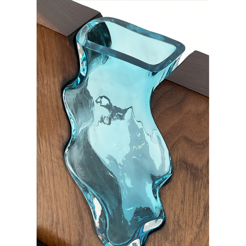 Handmade Wood Table Vase