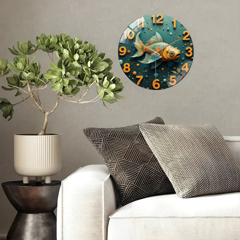 Horloge murale 12 po