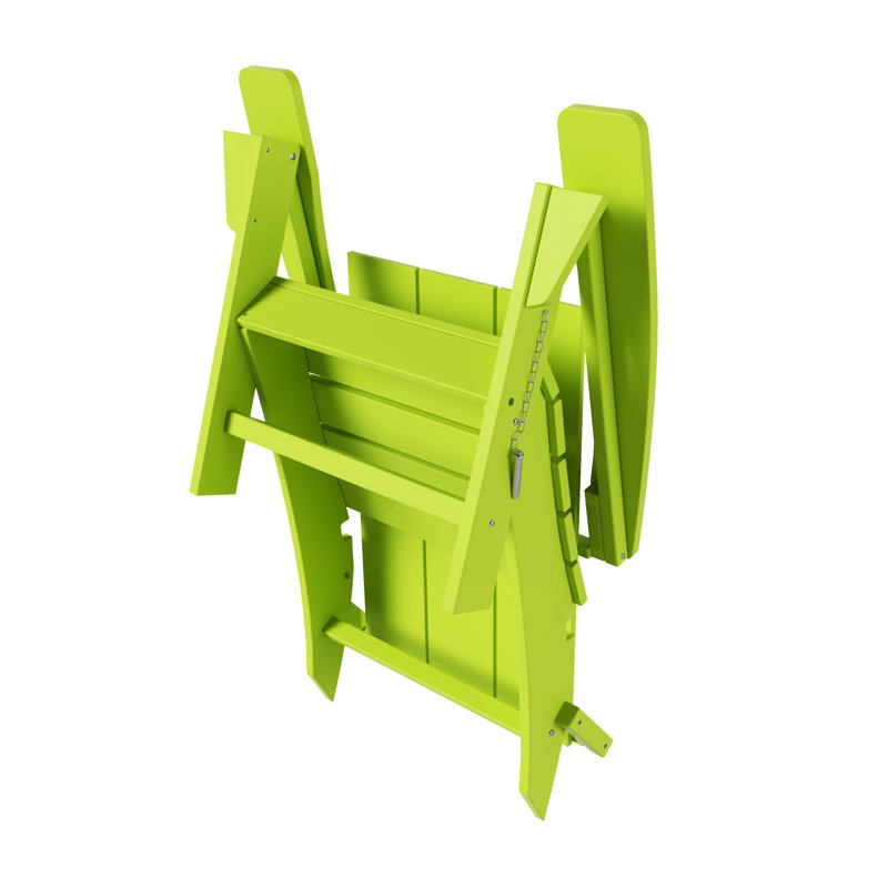 Chaise Adirondack pliante en plastique PEHD Joubert, Lime