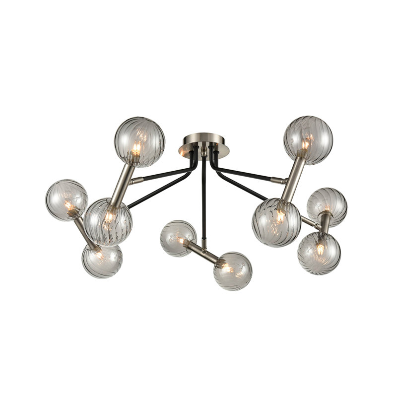 Danny Glass Semi Flush Mount