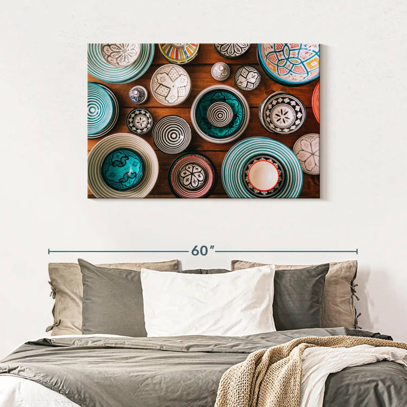 Bols à motif Senne, H 30 po x l 45 po