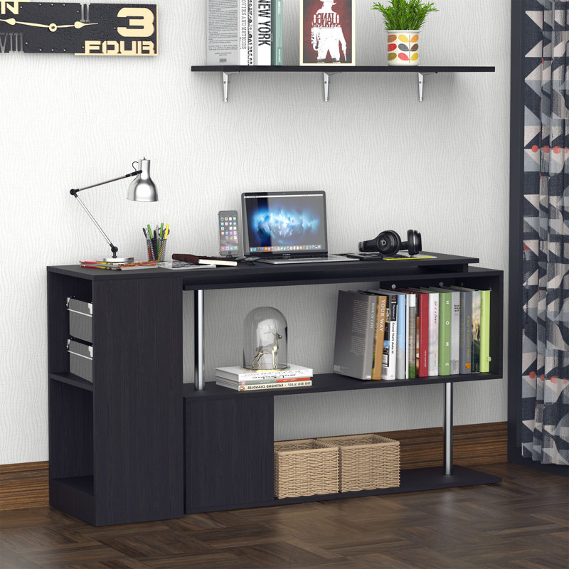 Bertram Computer Desk, Black