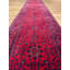 Tapis en laine et coton rouge noué à la main Original