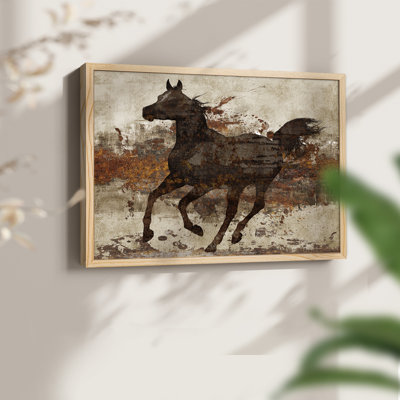 Running Free II -Framed Print - Restickable