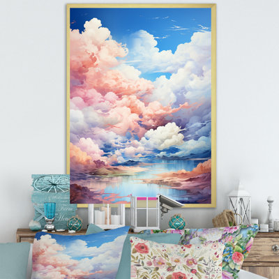 «Clouds Caress Minimalist Horizon I» sur toile
