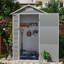 Breella 4 ft. W x 3 ft. D Plastic Pent Storage Shed